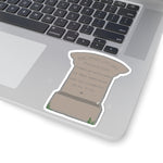 Kiss-Cut Stickers: Lot's Wife Tombstone Design, Unique Home Decor, Gift for Literature Lovers, Cute Journal Decal, Quirky Laptop Sticker